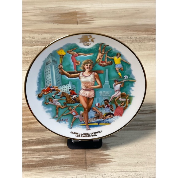 Other - 1984 Olympic Games Commemorative Plate XXIIIrd Olympiad Tribute